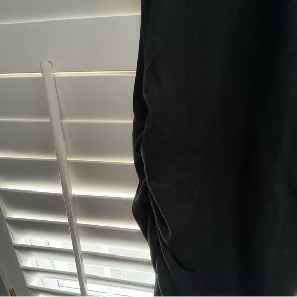 A New Day Black Ribbed Sleeveless Sheath Maxi Dress - Picture 3 of 5